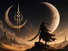 Crescent Moon Saga ezoterik RPG oyun kapak görseli